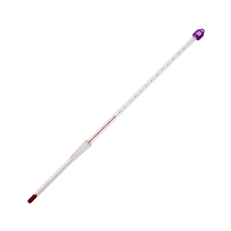 SP Scienceware H-B DURAC 10/30 Ground Joint Liquid-In-Glass Thermometer; -10 to 250C, 25mm Immersion, Organic Liquid Fill (B60804-1200) - Image 1